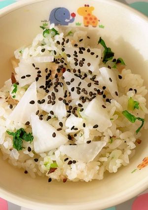 【保育園おやつ】七草ごはん-レシピのメイン写真