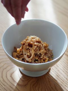 蓮根の胡桃和え-レシピのメイン写真