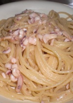 塩辛☆クリームパスタ-レシピのメイン写真