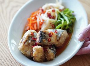 サバ缶と黒きくらげの南蛮漬け-レシピのメイン写真