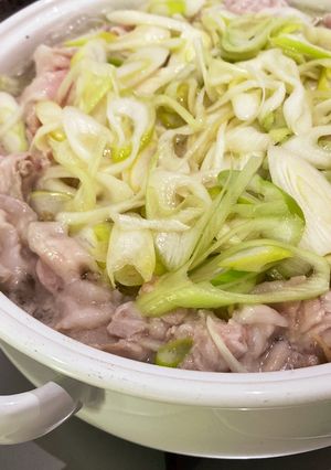 豚バラ肉のネギ塩なべ-レシピのメイン写真