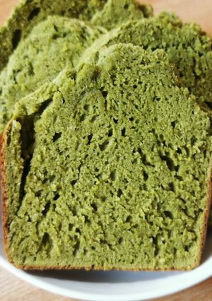 HBで作る抹茶ミルクパン-レシピのメイン写真