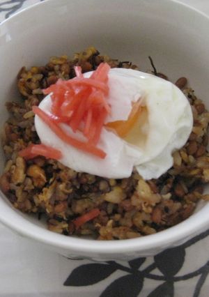 ★一人ランチ・激ウマうちの納豆チャーハン-レシピのメイン写真