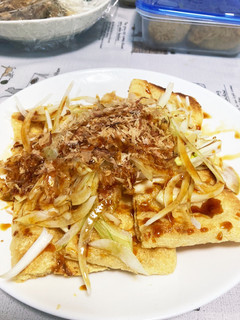 油揚げの玉ねぎスライスのせ-レシピのメイン写真