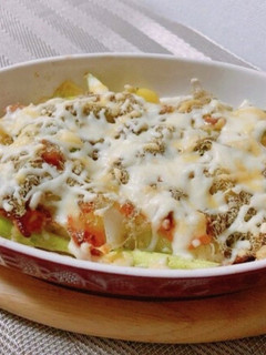 とろろ昆布とイカ塩辛のじゃがチーズ焼き♪-レシピのメイン写真