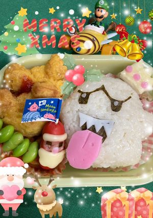 マリオカート　キングテレサキャラ弁-レシピのメイン写真