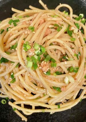 包丁なし！ラクして作る和風パスタ-レシピのメイン写真