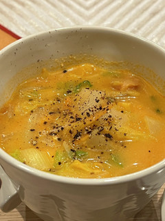 5分で作れる残り物野菜のスープ-レシピのメイン写真