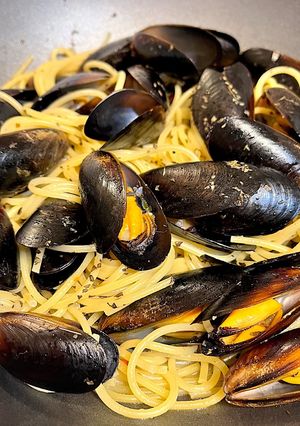コストコ調理済ムール貝でかんたんパスタ-レシピのメイン写真