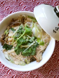 舞茸の玉子とじ丼♪-レシピのメイン写真