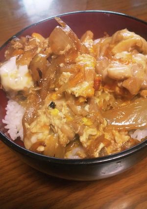 ふじの男の料理　めんつゆ親子丼-レシピのメイン写真