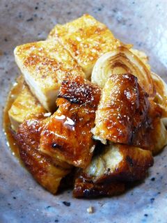 ウナギと豆腐の煮物-レシピのメイン写真