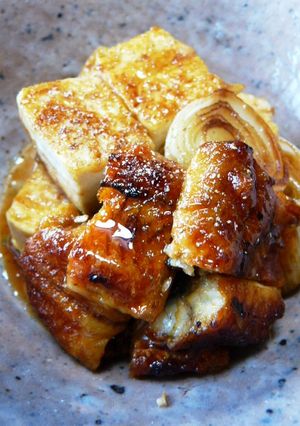 ウナギと豆腐の煮物-レシピのメイン写真