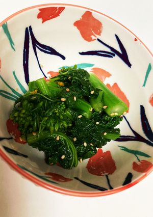 菜の花のわさび和え　白だしで味決まる-レシピのメイン写真