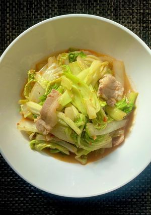 白菜と豚バラのスタミナ炒め-レシピのメイン写真