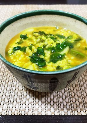 カレー風味の七草粥-レシピのメイン写真