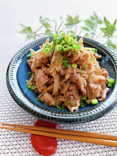 市販のたれで時短・簡単!牛ごぼうの甘辛煮-レシピのメイン写真