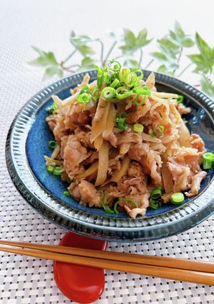 市販のたれで時短・簡単！牛ごぼうの甘辛煮-レシピのメイン写真