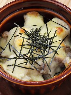 とろ~りもっちり!お餅の和風グラタン-レシピのメイン写真