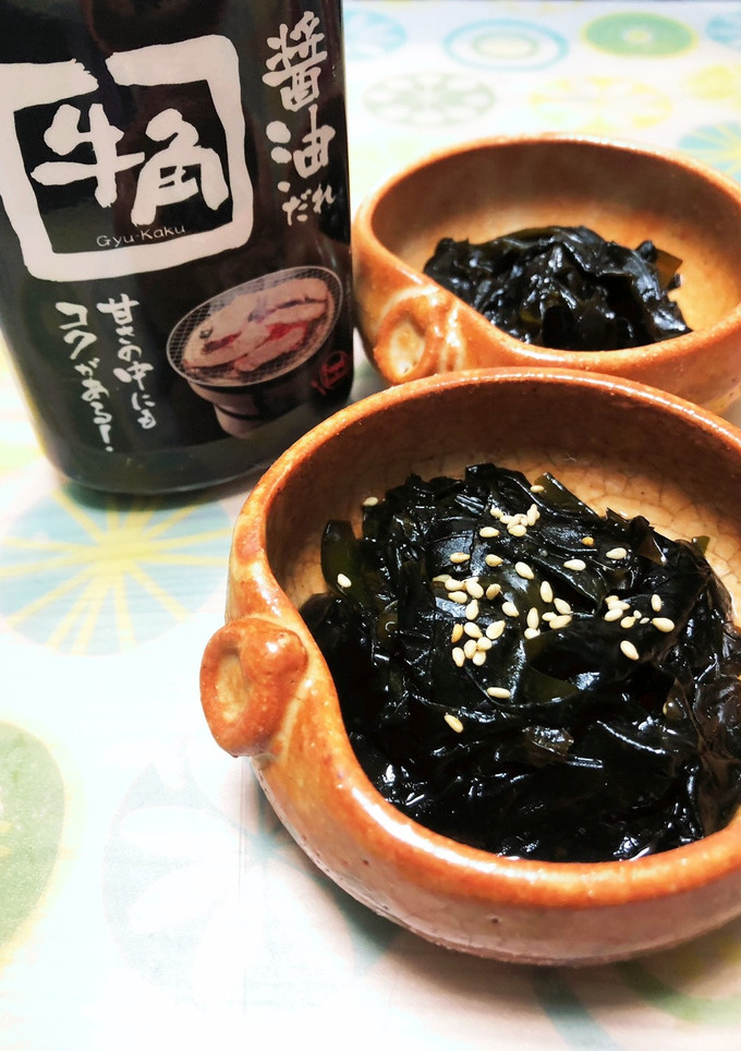 牛角のたれで新わかめの佃煮-レシピのメイン写真