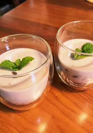 余った黒豆で濃厚ミルクゼリー-レシピのメイン写真