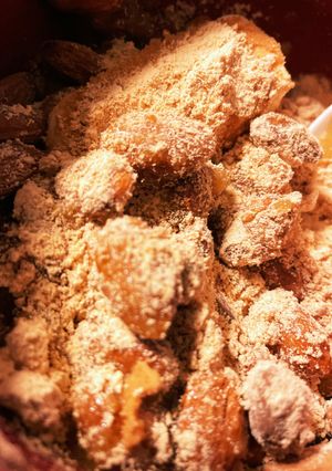 蜂蜜ナッツきな粉豆腐　更年期対策おやつ-レシピのメイン写真