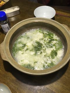 土鍋でつくる七草粥(餅入り)-レシピのメイン写真