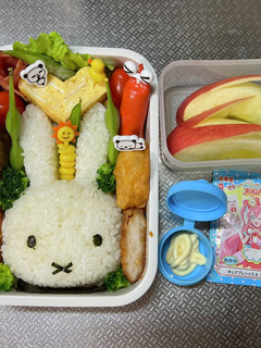 ミッフィのキャラ弁 型を使って簡単-レシピのメイン写真