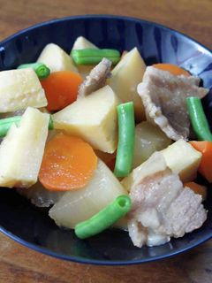 豚肉と根菜の煮物-レシピのメイン写真