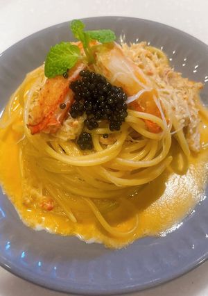 濃厚♪カニのクリームパスタ-レシピのメイン写真