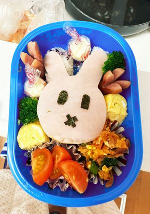 うさぎ年弁当-レシピのメイン写真