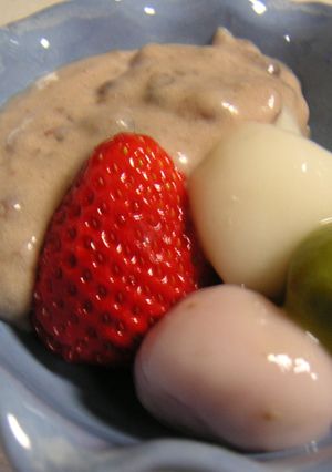 ３色しらたま☆あずきクリーム添え-レシピのメイン写真
