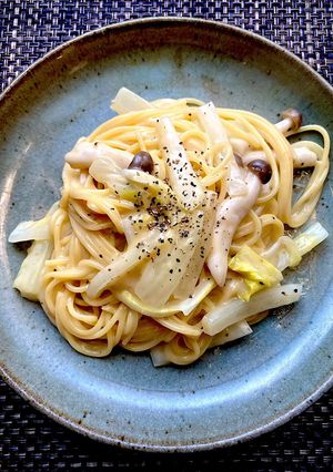 とろとろ白菜 チーズクリームパスタ-レシピのメイン写真