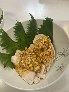よだれ鶏★ピリ辛鶏ムネのネギソース-レシピのメイン写真