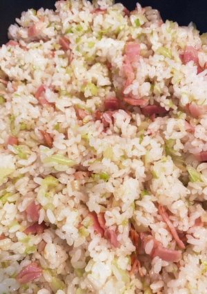 キャベツとベーコンの醤油炒飯-レシピのメイン写真