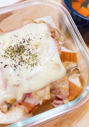 まいたけとベーコンのパングラタン-レシピのメイン写真