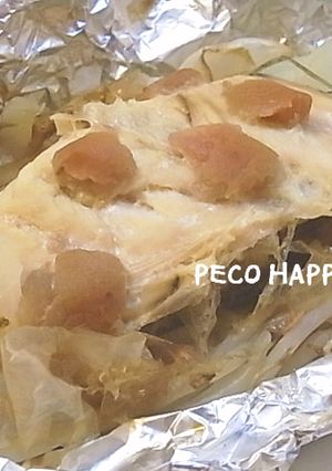 ☆梅おかかで美味しい鮭のホイル蒸し☆-レシピのメイン写真