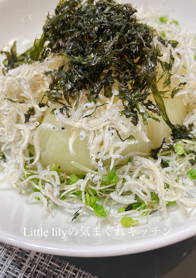 丸ごと玉ねぎのレンジ蒸し-レシピのメイン写真