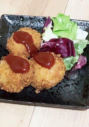 子供もだいすきな一口メンチカツ♪-レシピのメイン写真