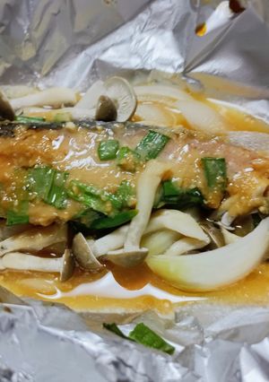 鮭のみそ漬けアレンジ、ちゃんちゃん焼き風-レシピのメイン写真
