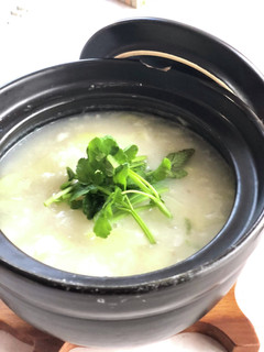 鶏ガラスープで作る七草かゆ-レシピのメイン写真