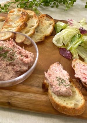 梅とコンビーフのパテ-レシピのメイン写真