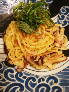キノコ柚子とうがらしパスタ-レシピのメイン写真