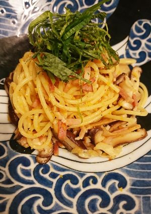 キノコ柚子とうがらしパスタ-レシピのメイン写真