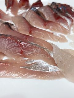 アジとキスのお刺身+豚汁-レシピのメイン写真