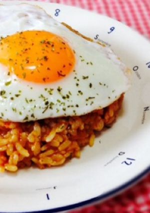 カレーの残りで☆カレーチャーハン-レシピのメイン写真