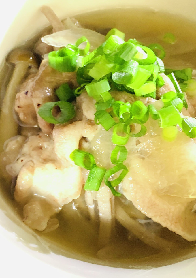 旨！大根としめじの肉そば鍋-レシピのメイン写真