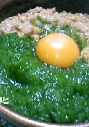 春の味♪生めかぶで作るめかぶ納豆丼-レシピのメイン写真