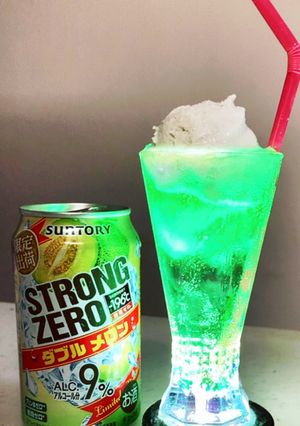 大人のメロンクリームソーダ♪-レシピのメイン写真
