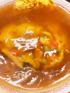 一人暮らしの天津飯(あんかけ多め)-レシピのメイン写真